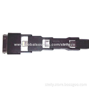Portable 4-in-1 Retractable USB2.0 Data Cable with Micro Mini-5pin, iPhone 30pin, iPhone 5 8pin Tips